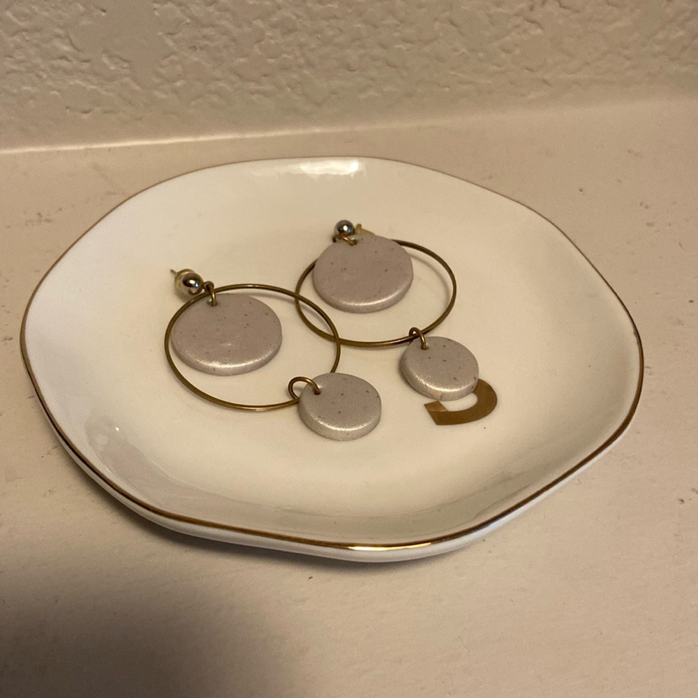 Cute boho hoop earrings